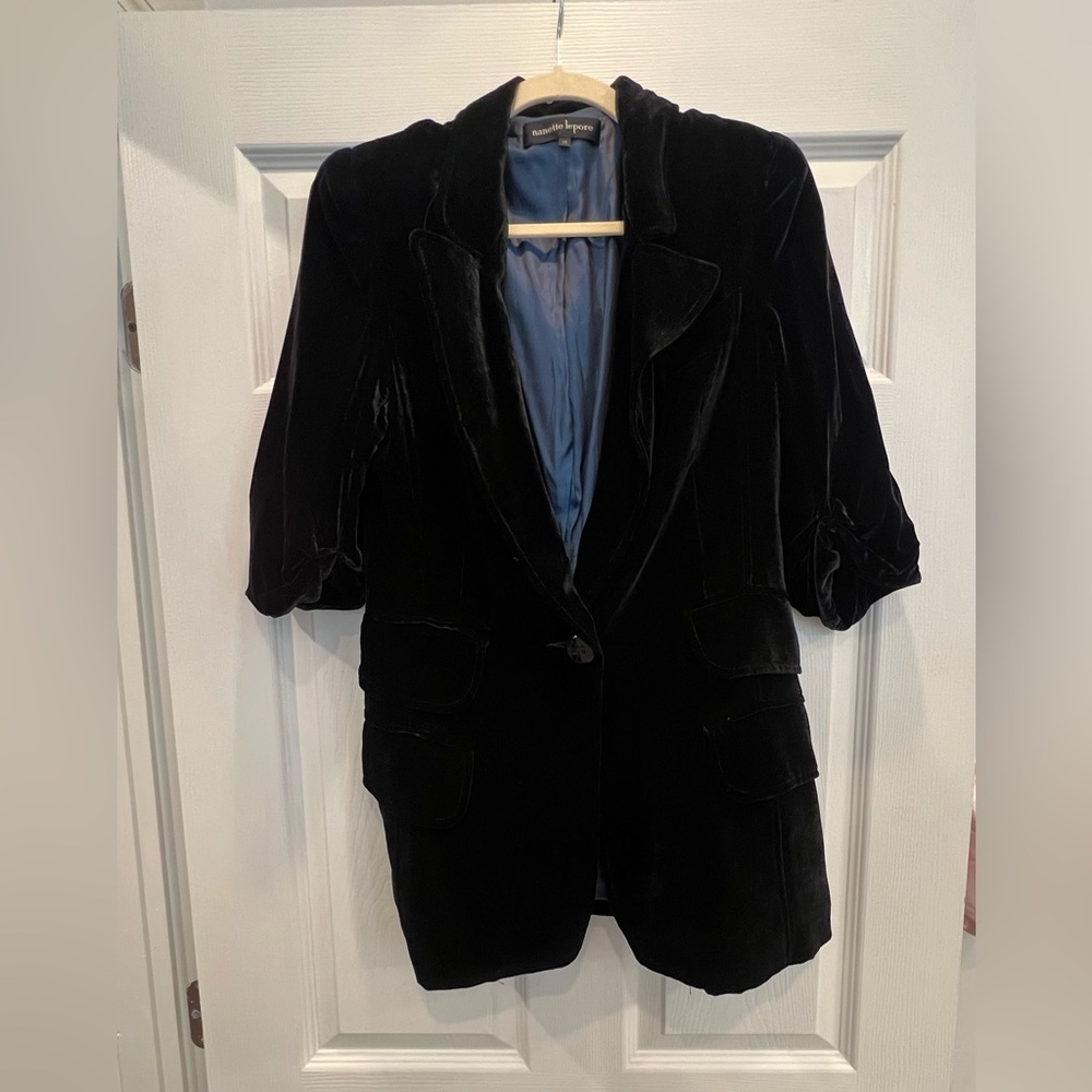 Nanette Lepore Velvet blazer